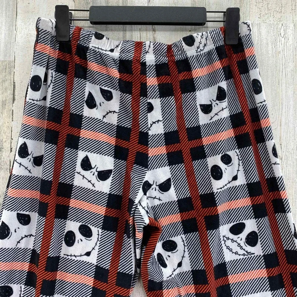 Disney Nightmare Before Christmas Pajama Pants Womens Medium White Drawstring - Picture 6 of 7